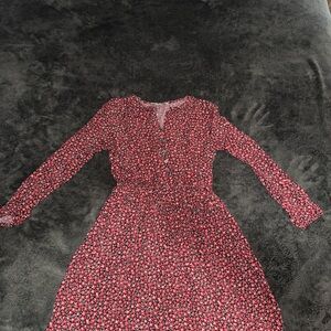 Floral Long Sleeve Dress